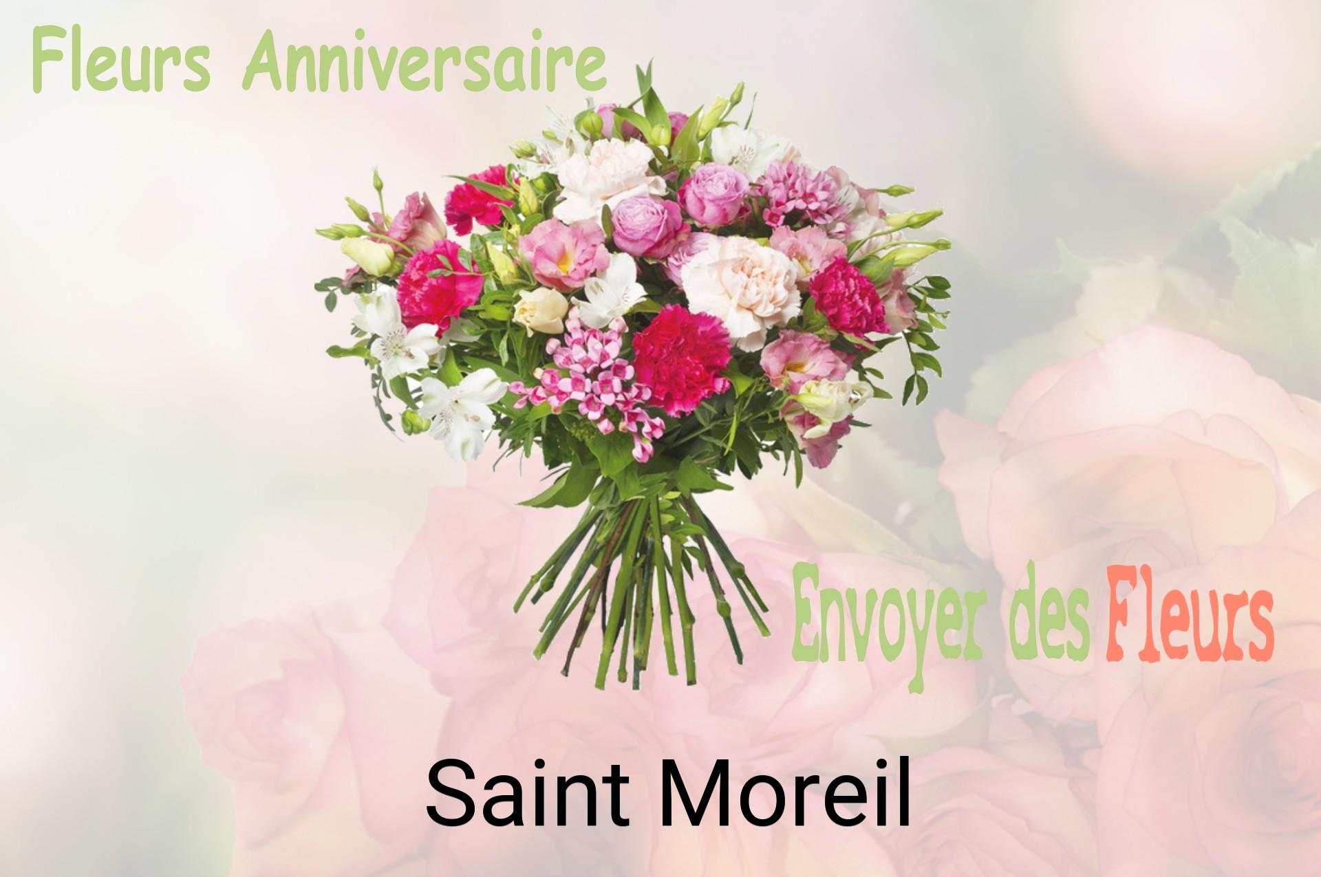 Bouquet de fleurs d’anniversaire livré à Saint-Moreil