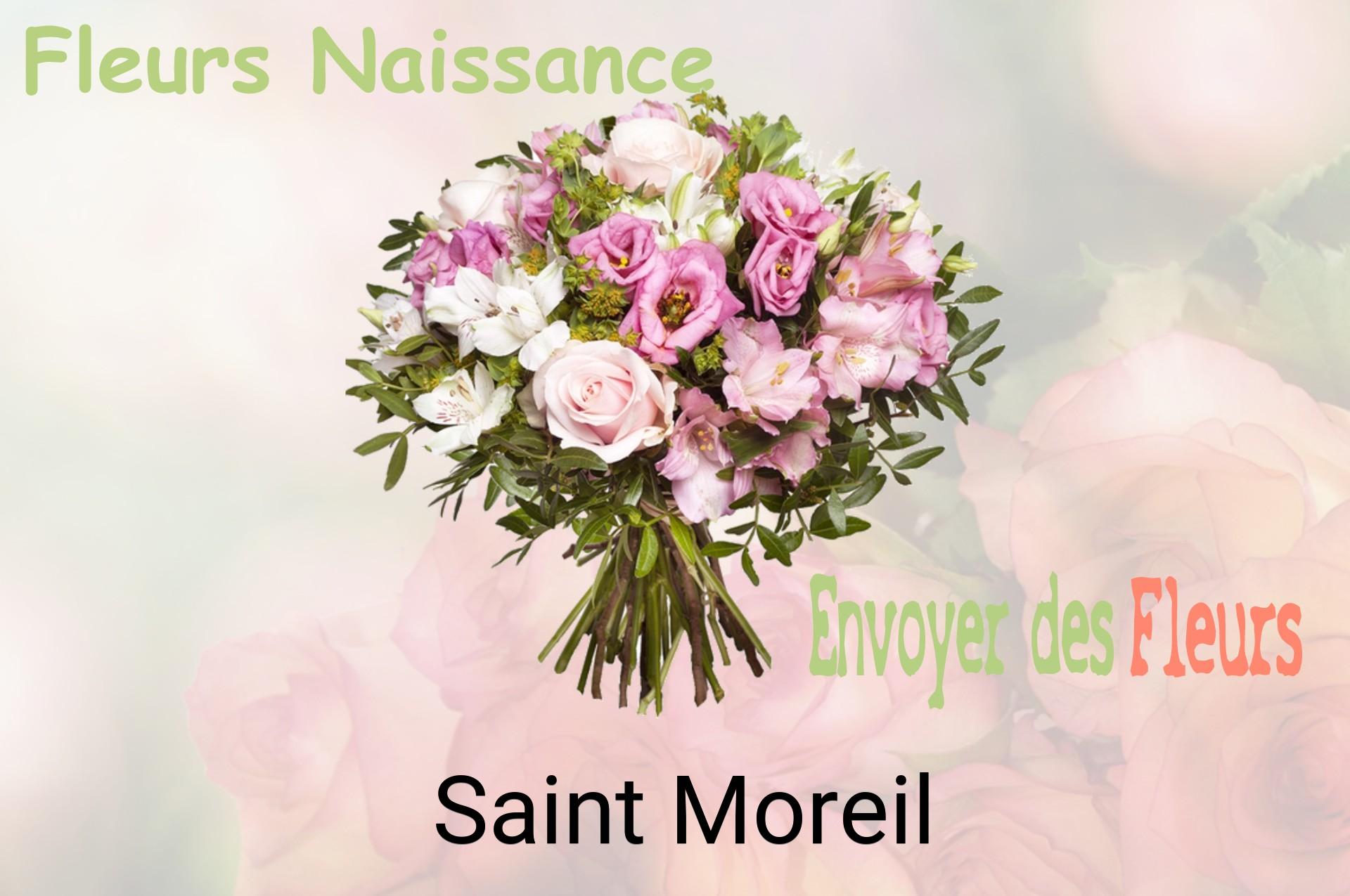 Bouquet de fleurs de naissance livré à Saint-Moreil